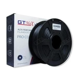 Rolo - PLA - 1.75MM - GTMax 3D - Fibra de Carbono - 1KG Alta Performance — 5