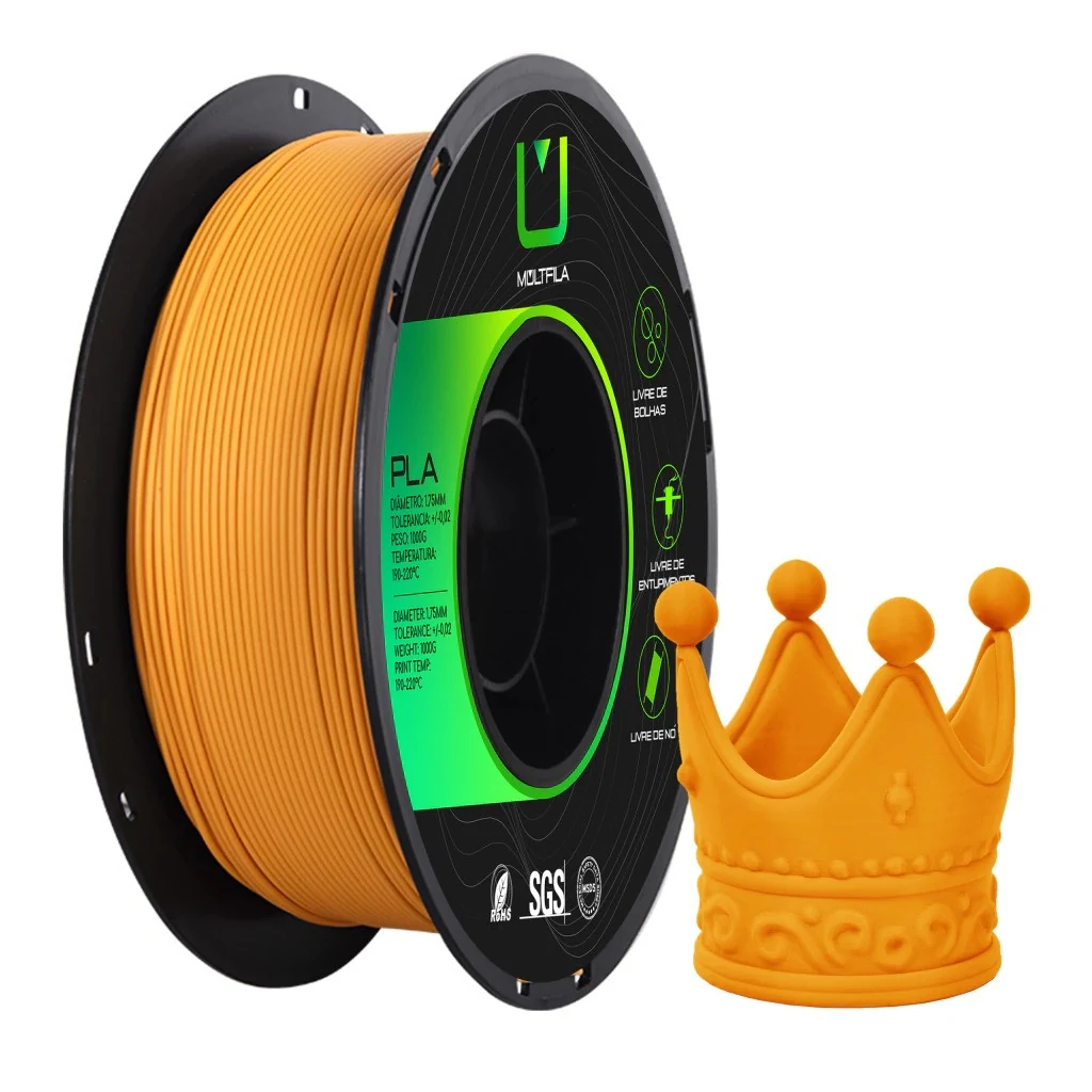 PLA - - Matte Laranja - Multfila - 1kg — 6